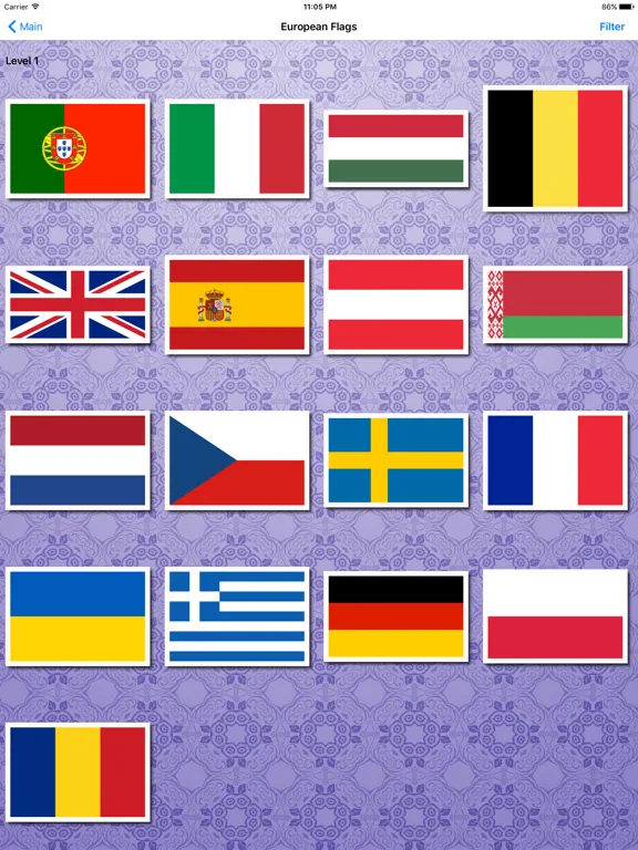 Countries Quiz: Maps and Flags iPad 应用截图