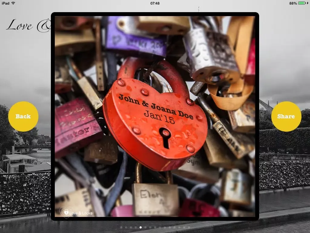 Скриншоты Love & Lock iPad 