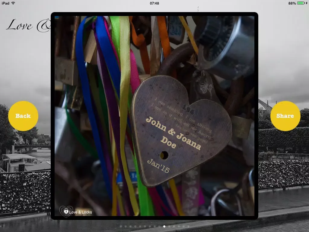 Скриншоты Love & Lock iPad 
