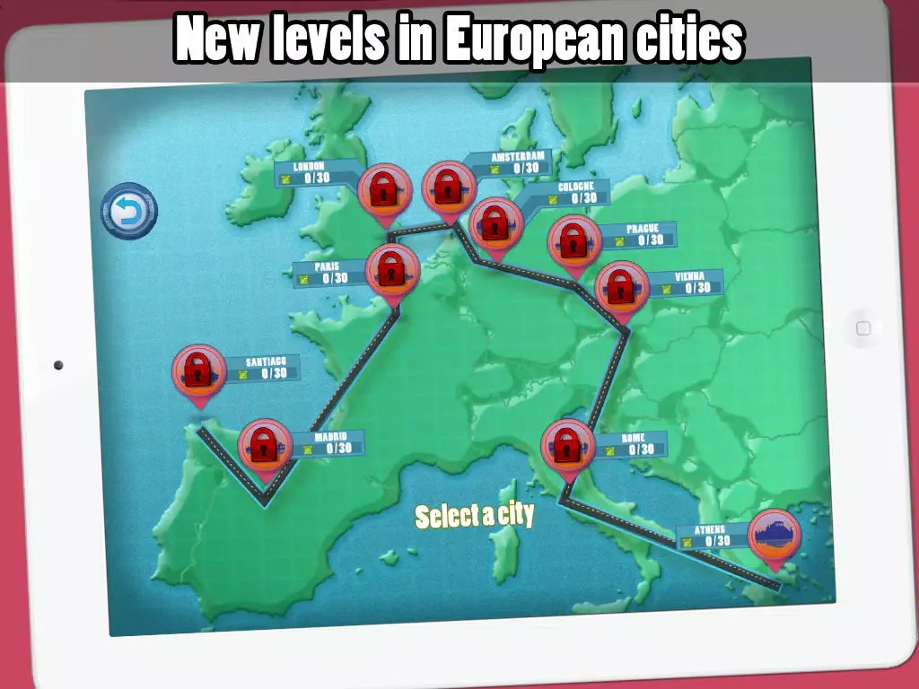 Screenshot di Push-Cars 2: On Europe Streets iPad 