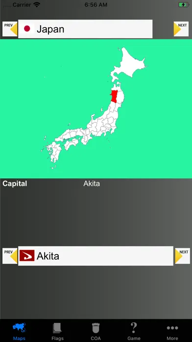 Скриншоты Asian Country State Maps