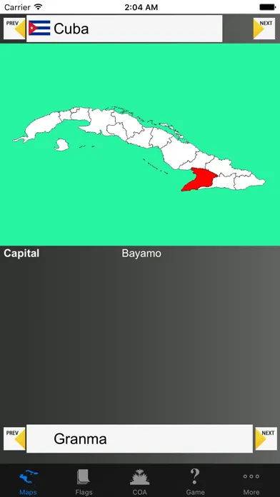 Скриншоты Central America state maps