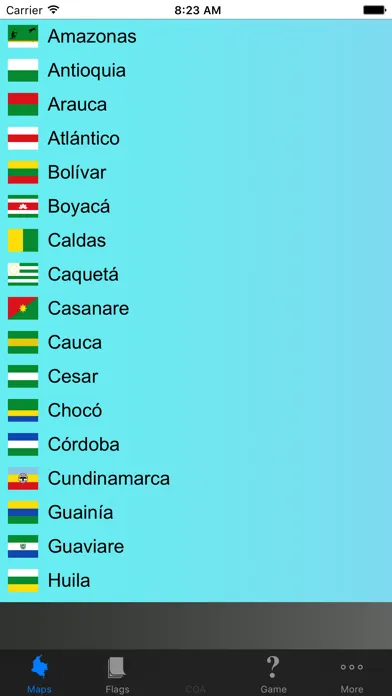 صور Colombia Department (State) Maps and Flags