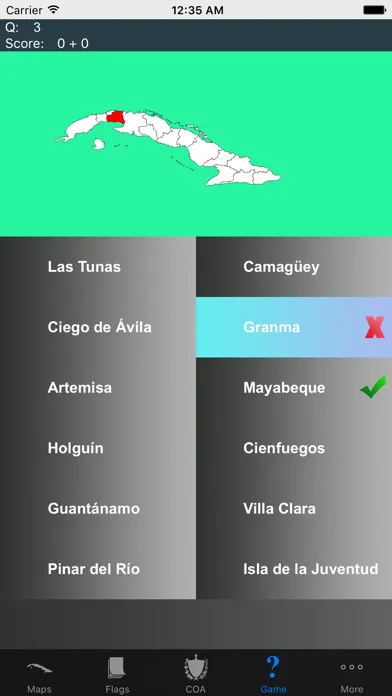Cuba Provinces Maps and Capitals スクリーンショット