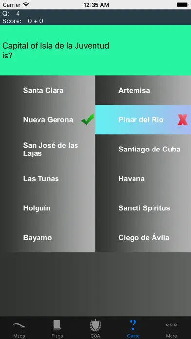Cuba Provinces Maps and Capitals スクリーンショット