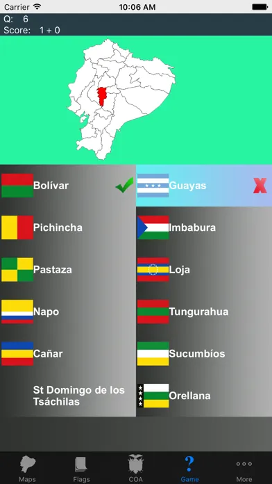 Ecuador Province Maps, Flags and Capitals স্ক্রিনশট