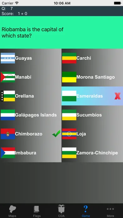 Ecuador Province Maps, Flags and Capitals স্ক্রিনশট
