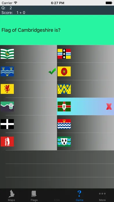 Screenshot di English Counties, Flags and Maps