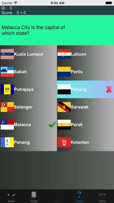 Malaysia State Maps and Flags应用截图