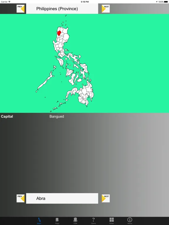 Скриншоты Philippines Province Maps and Capitals iPad 
