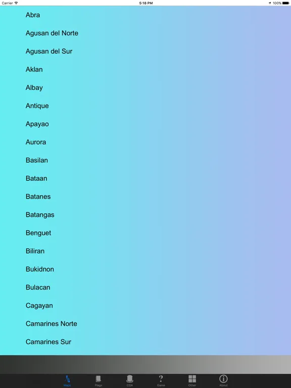 Скриншоты Philippines Province Maps and Capitals iPad 