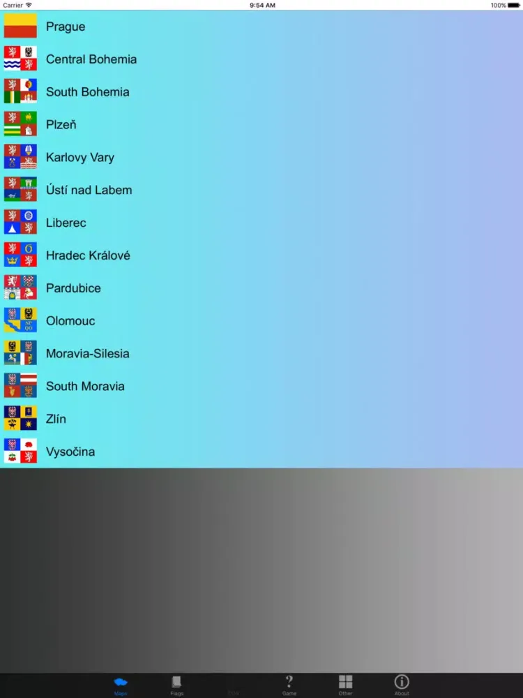 Скриншоты Czech State Maps, Flags and Info iPad 