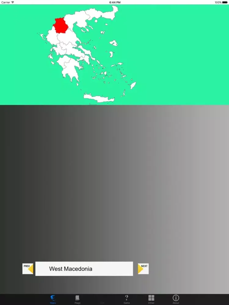 Capturas de pantalla de Greece State Maps and Flags iPad 