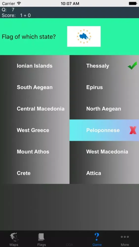 Capturas de pantalla de Greece State Maps and Flags