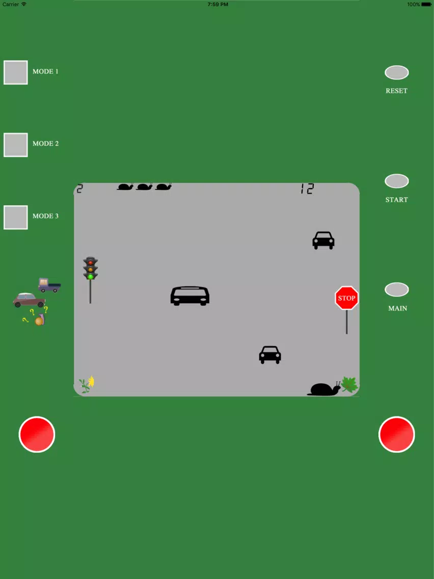 Snail in Traffic Retro iPad  স্ক্রিনশট