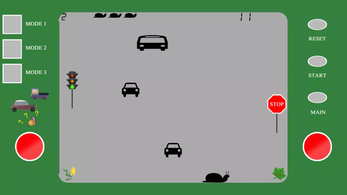 Snail in Traffic Retro স্ক্রিনশট