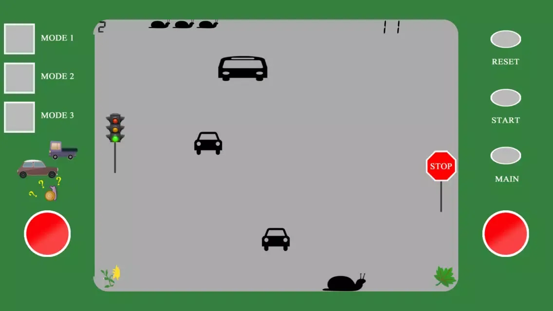 Capturas de tela do Snail in Traffic Retro