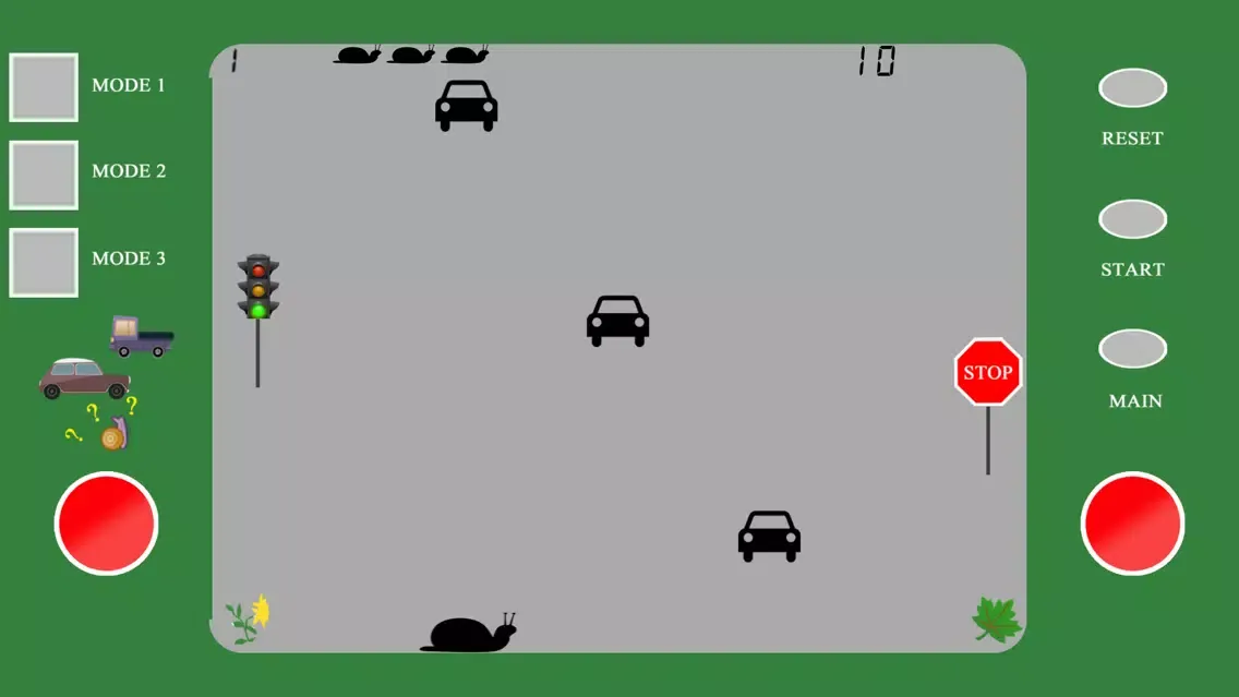 Capturas de tela do Snail in Traffic Retro