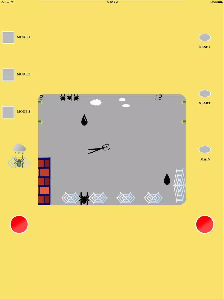 Spider Hates Rain Retro iPad  স্ক্রিনশট