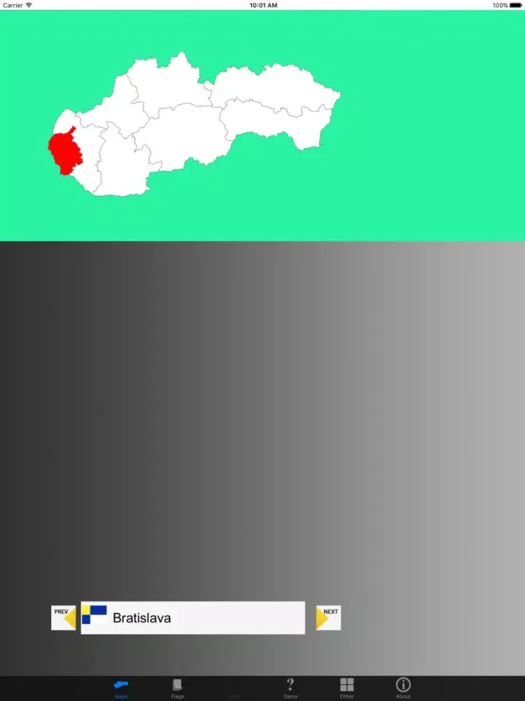 Slovakia State Maps, Flags and Info iPad  스크린샷