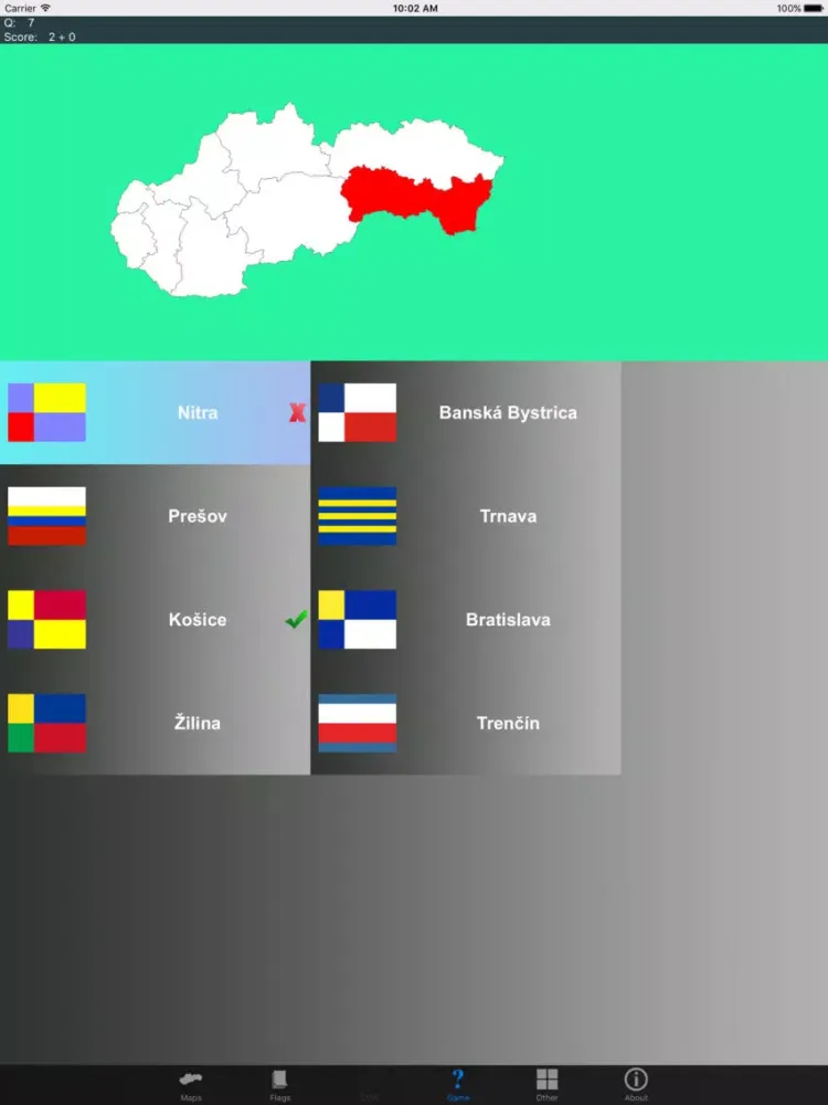 Slovakia State Maps, Flags and Info iPad  스크린샷