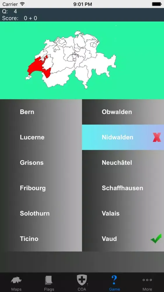Switzerland Canton Maps and Coat of Arms應用截圖