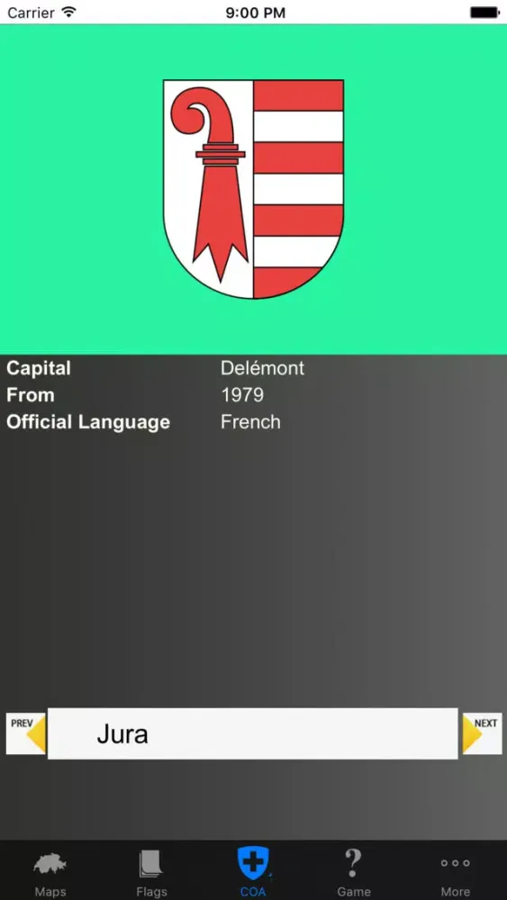 Switzerland Canton Maps and Coat of Arms應用截圖