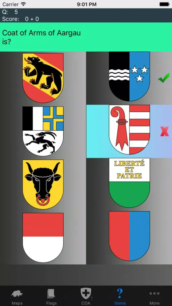 Switzerland Canton Maps and Coat of Arms應用截圖
