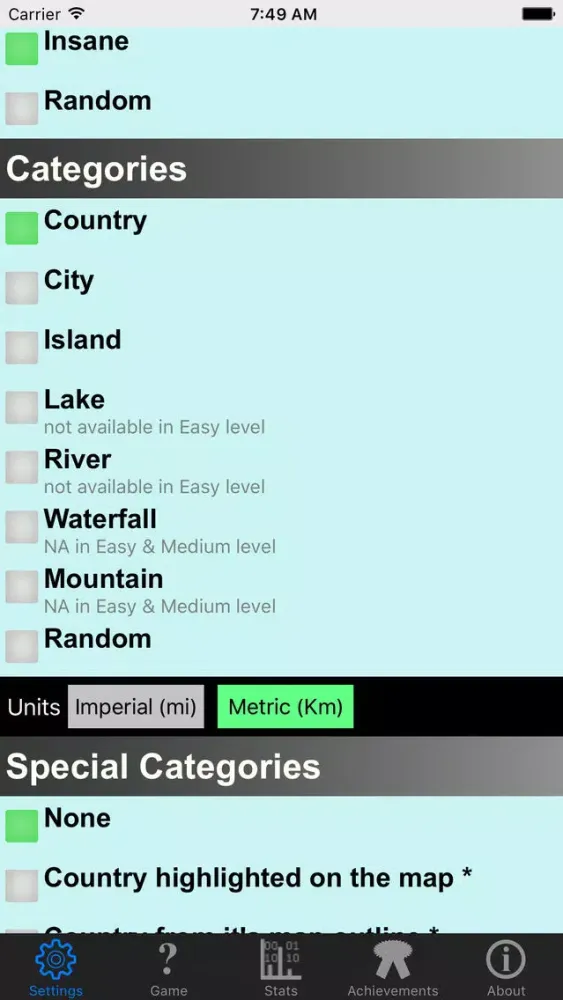 Captures d'écran de Ultimate Geography Trivia