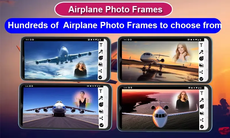 Captures d'écran de Airplane Photo Frames