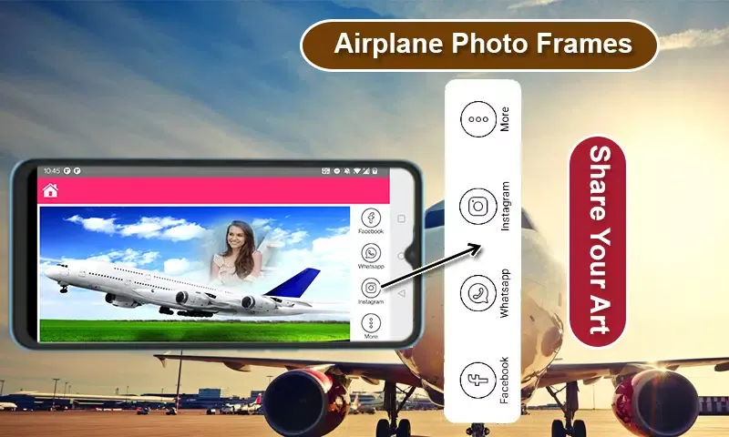 Captures d'écran de Airplane Photo Frames