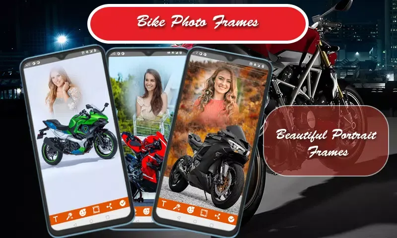Motor Bike Photo Frames スクリーンショット