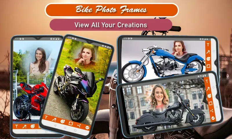 Motor Bike Photo Frames スクリーンショット