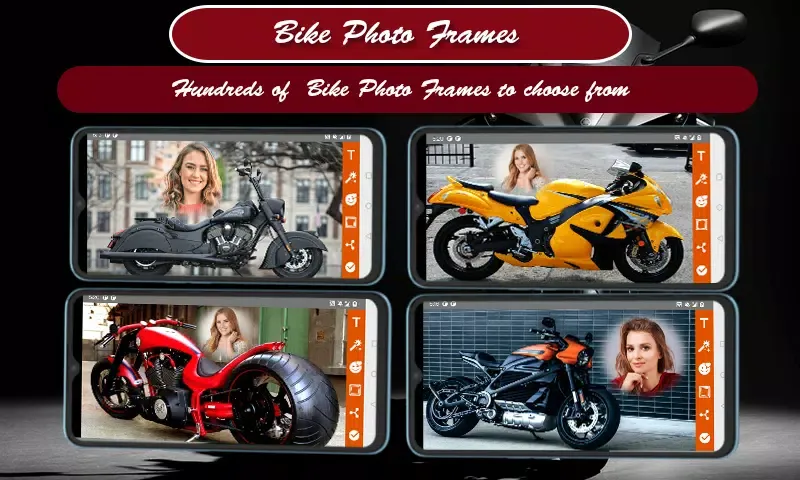 Motor Bike Photo Frames スクリーンショット