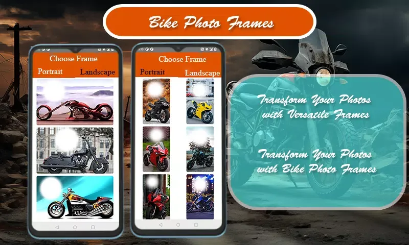 Motor Bike Photo Frames スクリーンショット