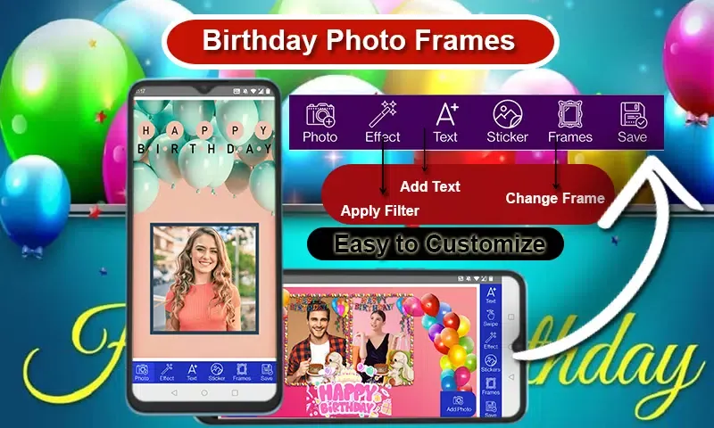 تصاویر Birthday Photo Frames