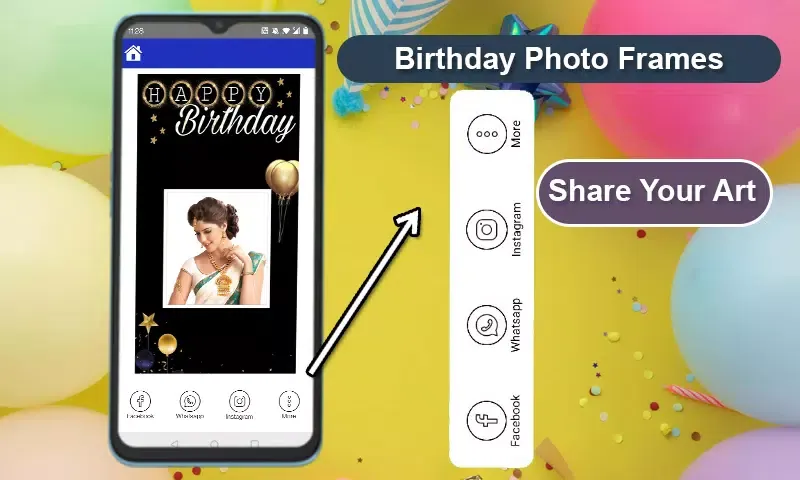 تصاویر Birthday Photo Frames