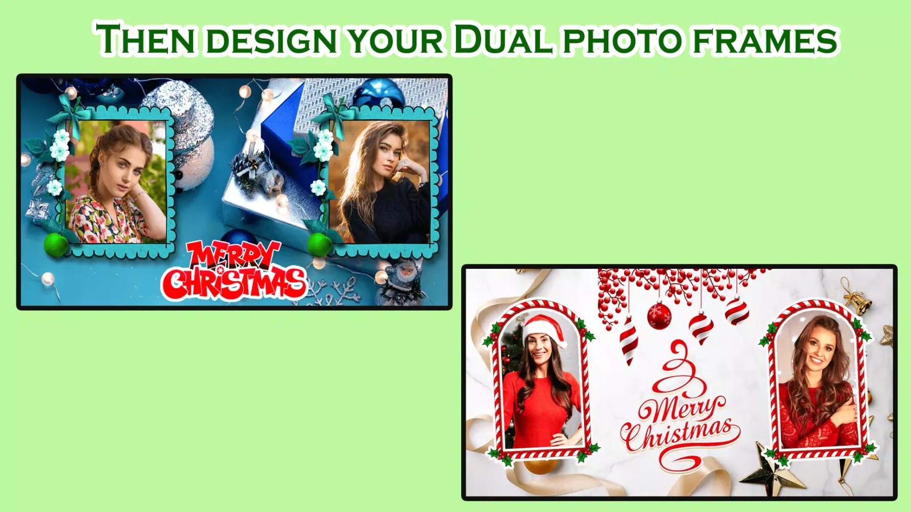Ảnh chụp màn hình của Christmas Photo Frames