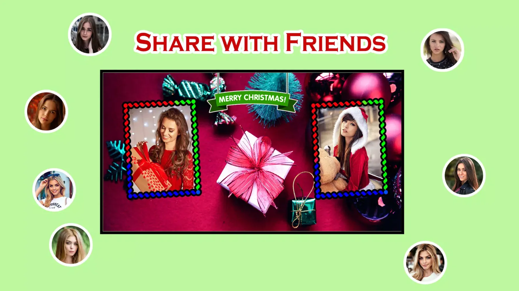 Ảnh chụp màn hình của Christmas Photo Frames