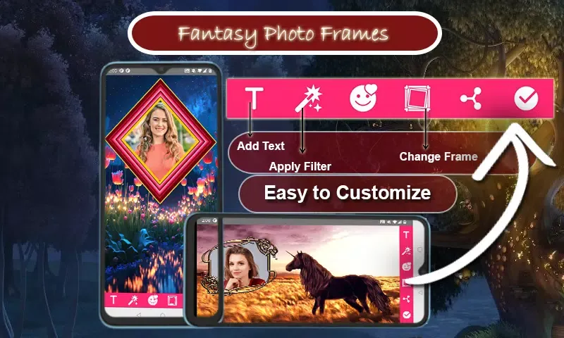 Скриншоты Fantasy Photo Frames