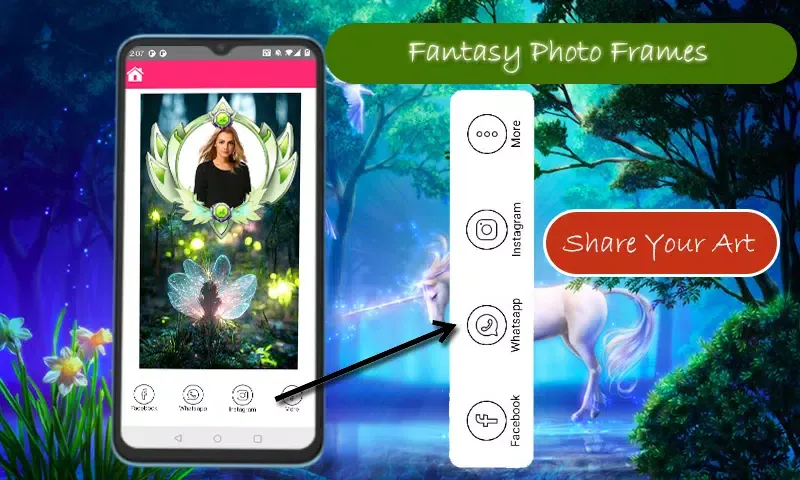 Скриншоты Fantasy Photo Frames