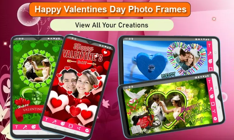 صور Happy Valentines Photo Frames