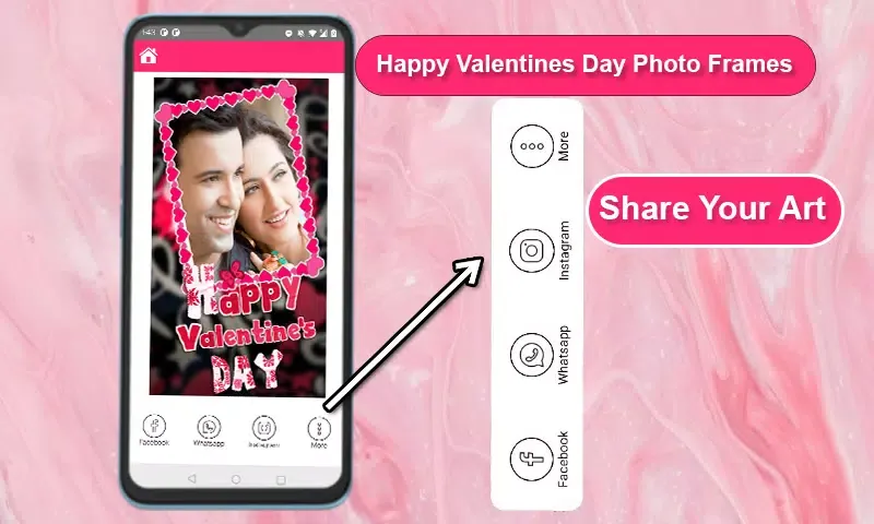 صور Happy Valentines Photo Frames
