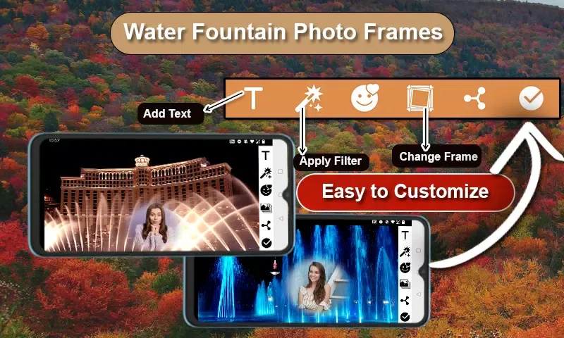 Water Fountain Photo Frames Screenshots
