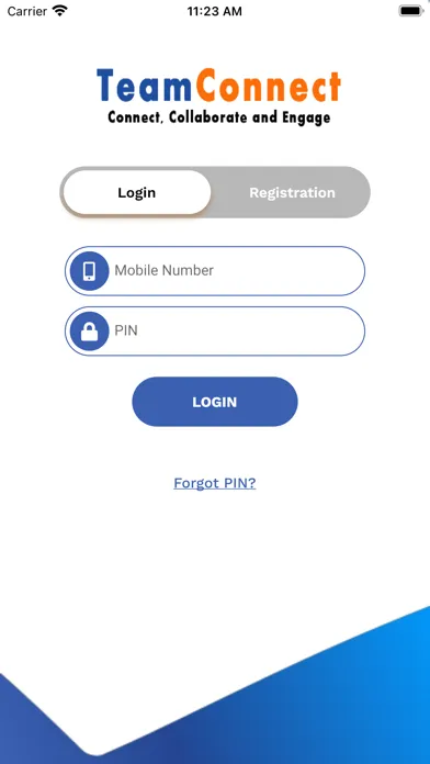 Ảnh chụp màn hình của TeamConnect App