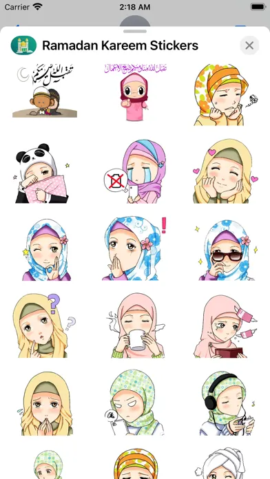 Ramadan Kareem Stickers Pack 1 Ekran Görüntüleri