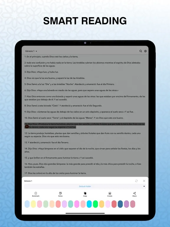 Holy Bible Reina Valera RV1960 iPad  Screenshots
