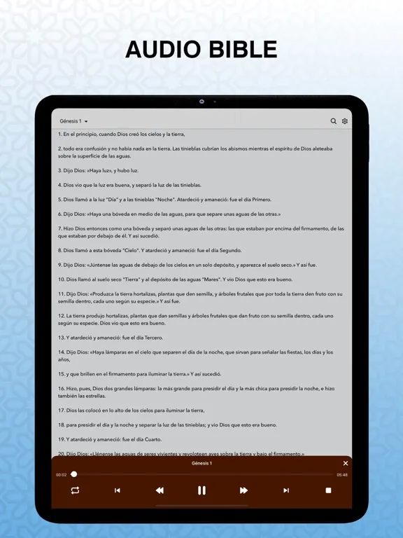 Holy Bible Reina Valera RV1960 iPad  Screenshots
