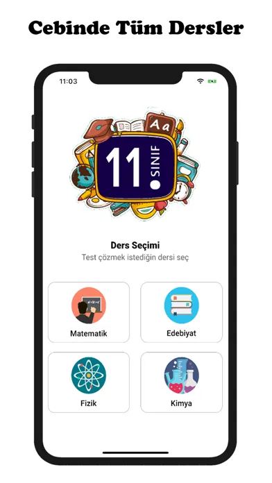Captures d'écran de 11.Sınıf Tüm Dersler