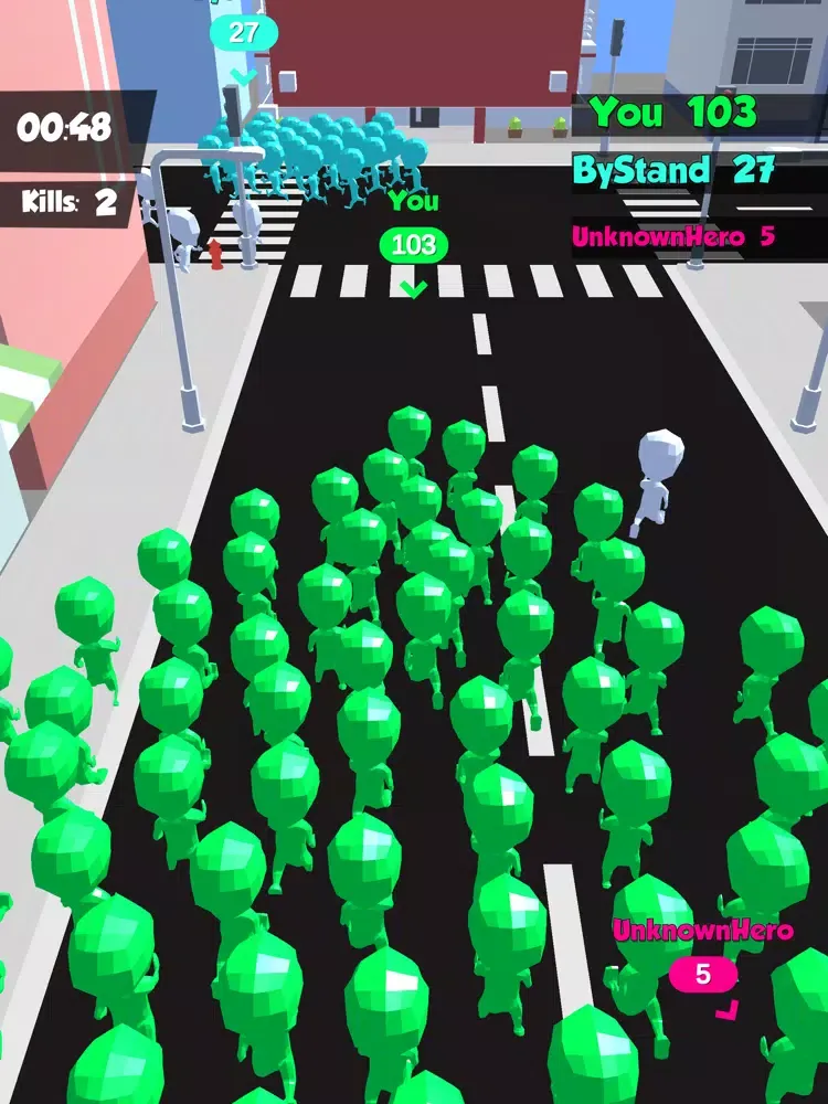 Capturas de pantalla de Crowded City Chase iPad 